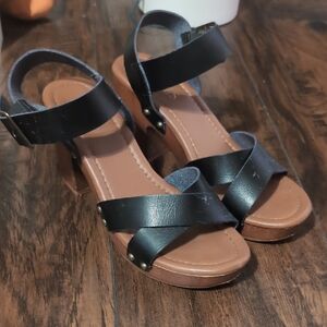 Black Strappy Sandals